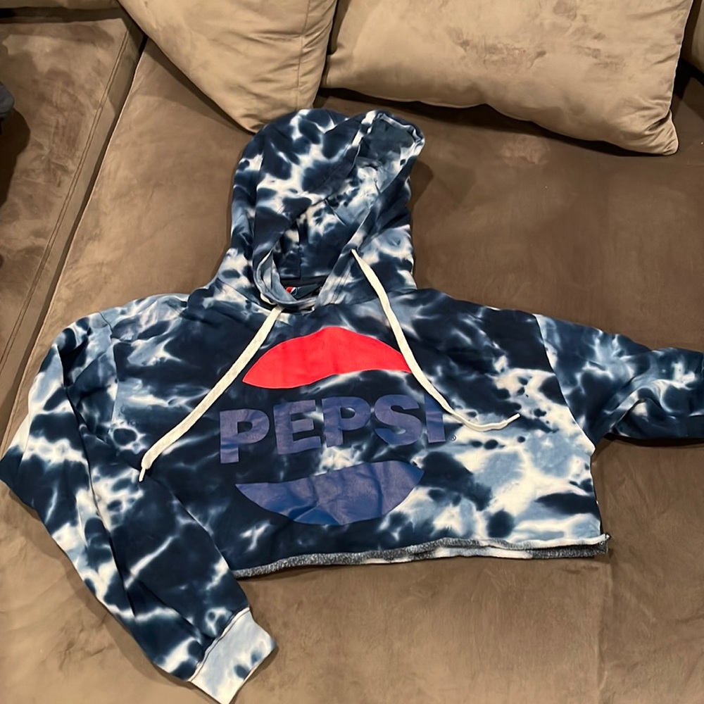 Pepsi cropped hoodie